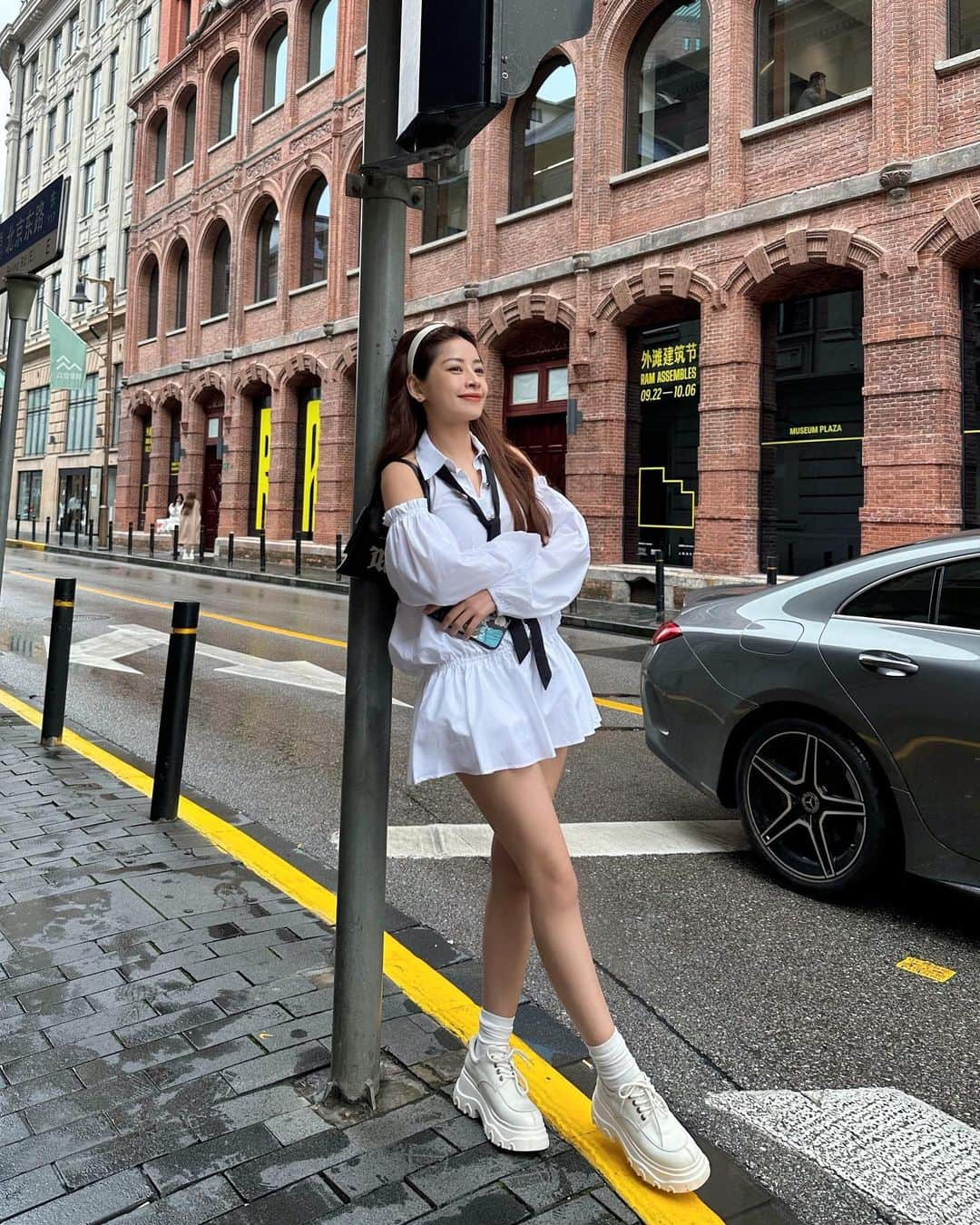 Chi Puのインスタグラム：「A rainy day in Shanghai 🌦️」