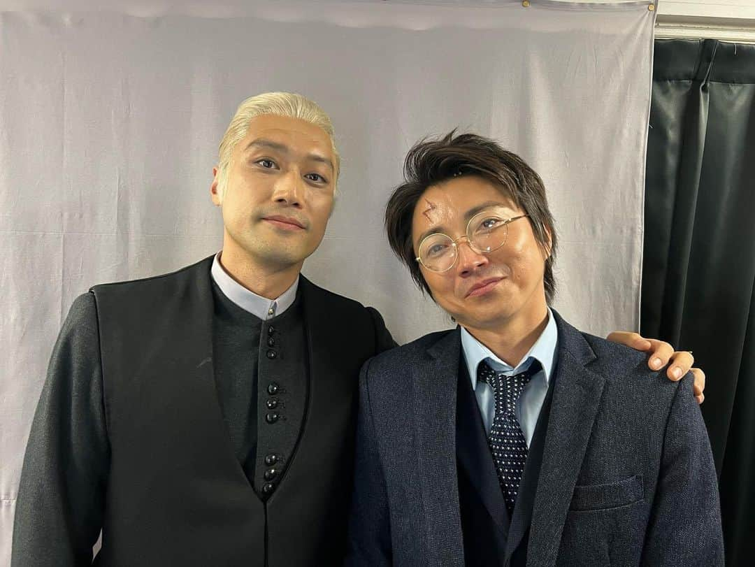 内田朝陽さんのインスタグラム写真 - (内田朝陽Instagram)「竜也くん、エハラさん、ハリポタ共演ラストでした。 #respect  #感謝 #尊敬  #舞台ハリーポッター  #ハリーポッターと呪いの子 #エハラマサヒロ  #藤原竜也」9月25日 16時47分 - asahi_uchida