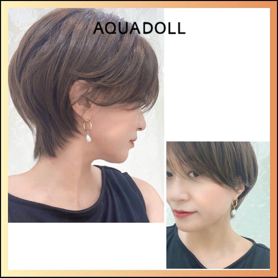 ウィッグ タグ付き スタンド付き ショートボブ アクアドール（AQUADOLL 