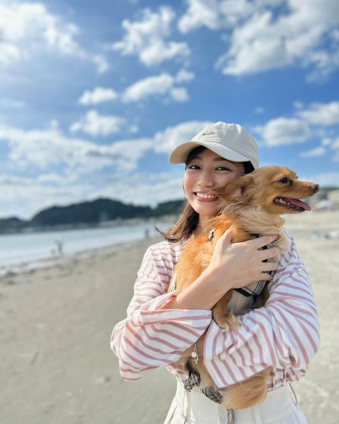 村上奈菜さんのインスタグラム写真 - (村上奈菜Instagram)「ルゥ5歳の誕生日🐶🎂♡ 久しぶりに砂浜を走ったね✨  いつもおもちゃ加えて全力でしっぽ振る 甘えん坊なルゥが ずーっと元気で過ごせますように☺️♡  2枚目は初めて出会った日の1枚😭💓 #お家に来てくれてありがとう #923 #happybirthday #チワックス」9月25日 17時14分 - murakami__nana