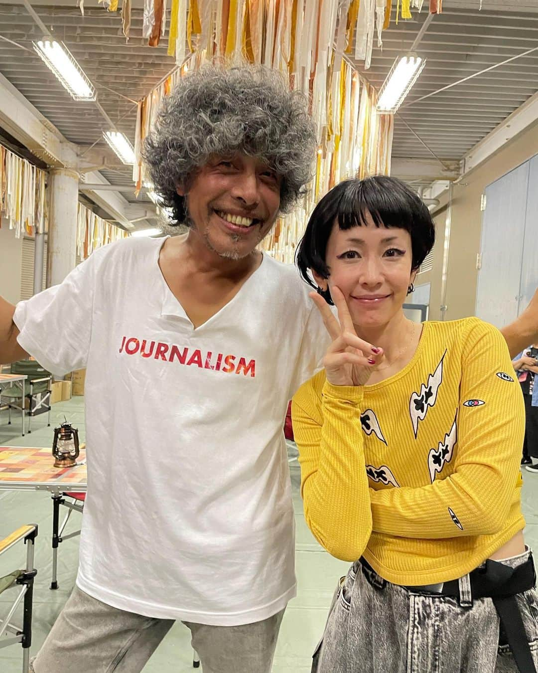 佐藤タイジさんのインスタグラム写真 - (佐藤タイジInstagram)「. 木村カエラとオレ  タイジ  #中津川ソーラー」9月25日 17時15分 - taiji_sato_project