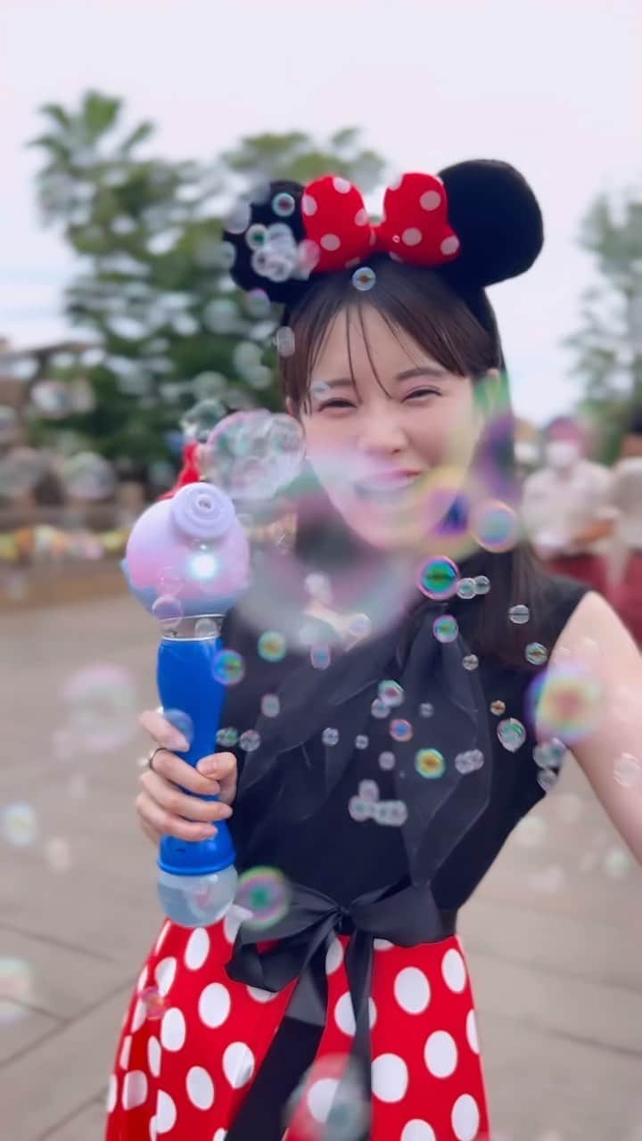 林田沙綾のインスタグラム：「gm🥚 今週もがんばろ〜！！  ４０周年の歌聴くとテンション上がるよ💛  #ディズニーハロウィン #ディズニーシー  #ミニーちゃん仮装」