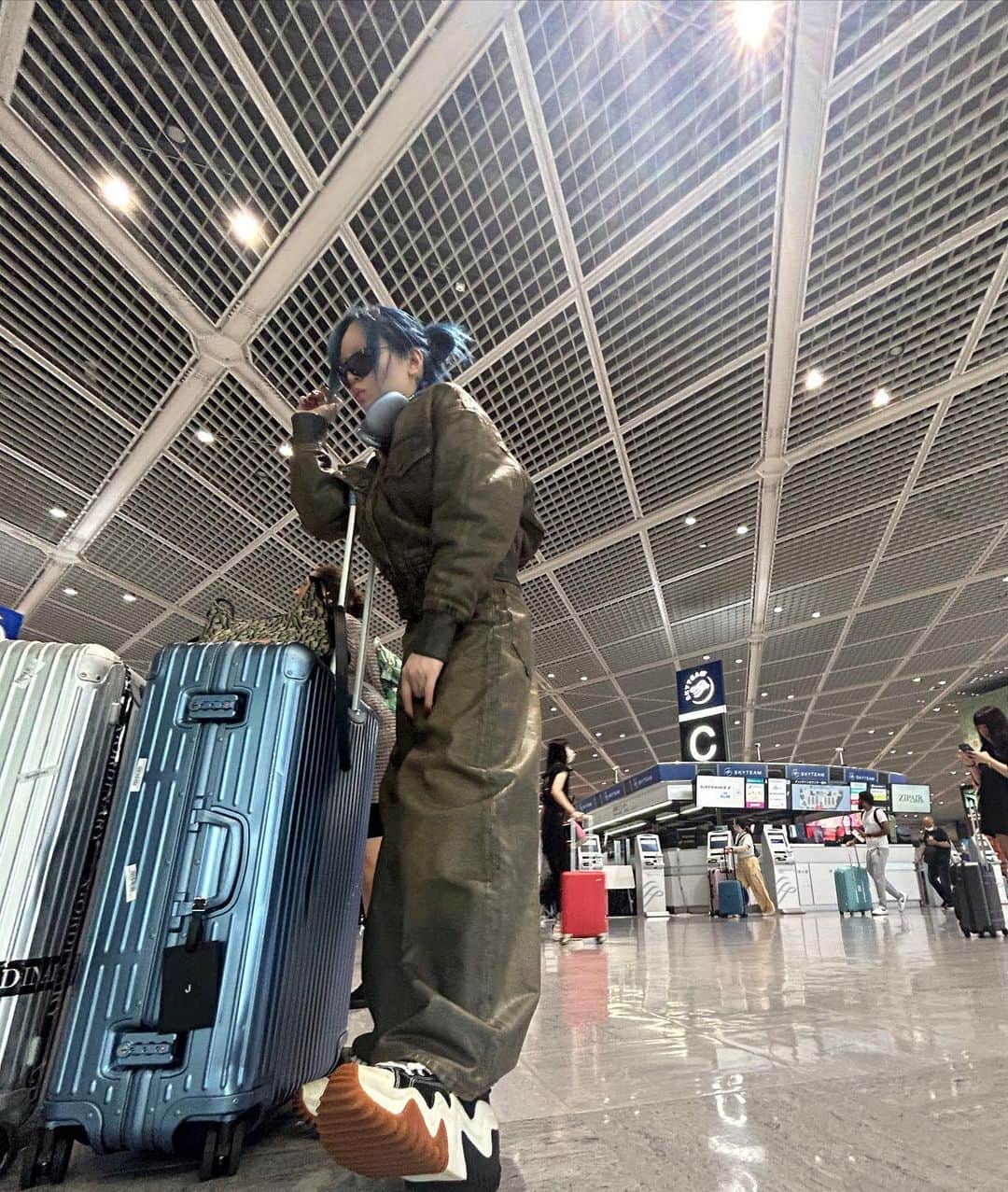 ちゃんみなのインスタグラム：「We’re going to Paris🇫🇷 for @acnestudios ❤️」