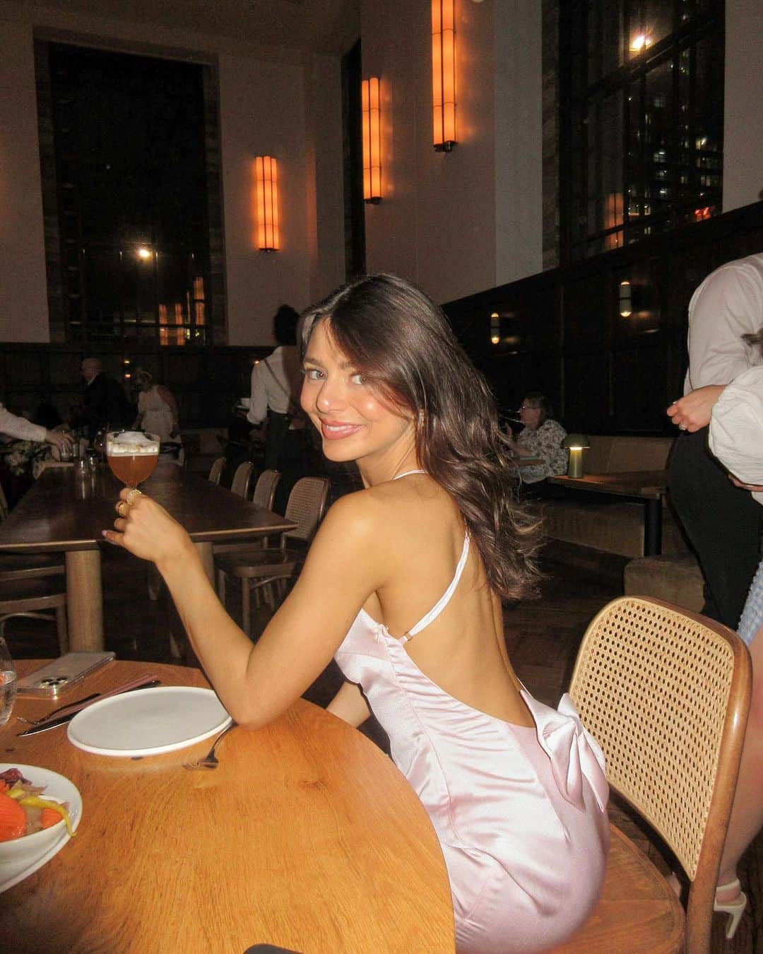 Beginning Boutiqueのインスタグラム：「Your pink formal maxi with a twist 🎀 Shop the NEW Party Girl Pink Satin Maxi Dress as part of our Birthday Behaviour: Part Two Collection, The After Party 🍾✨」