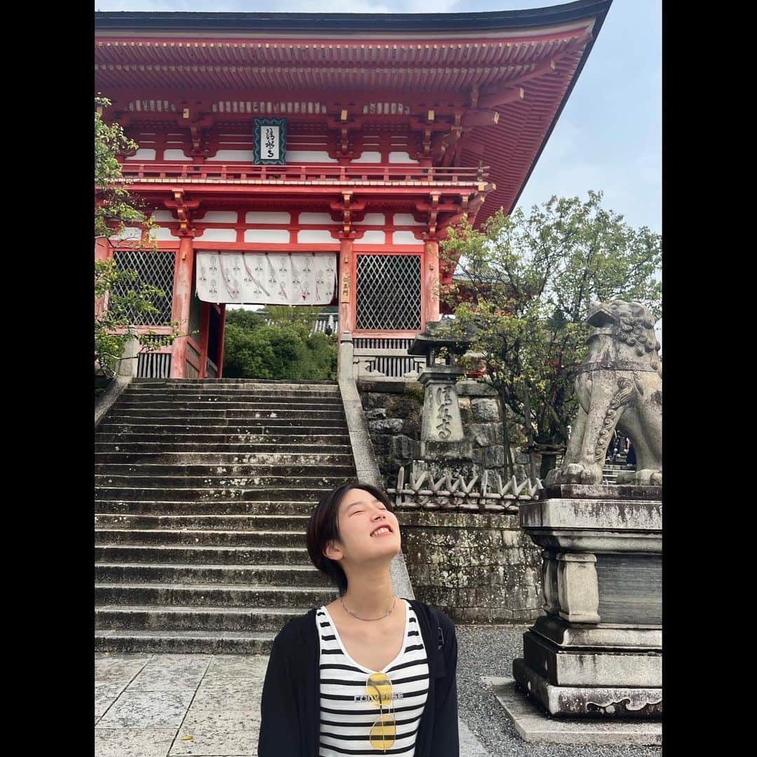 守谷菜々江のインスタグラム：「マミーと🍡  #京都#清水寺」