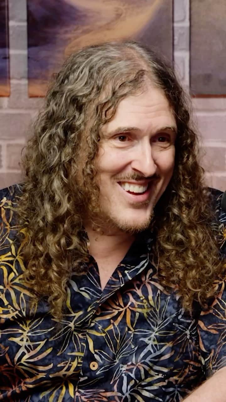 トニー・ホークのインスタグラム：「We had the pleasure of talking to Weird Al on the latest @hawkvswolf podcast. See me fan out to uncomfortable levels when the show drops tomorrow. Fun fact: I was in his music video for “Smells Like Nirvana” (but he didn’t know until recently). 🦅⚔️🐺」