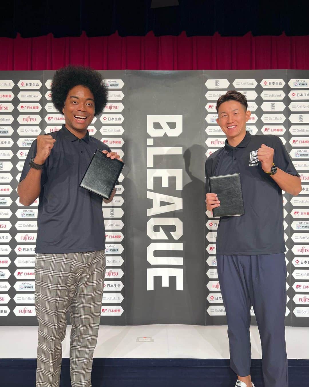 副島淳のインスタグラム：「「B.LEAGUE 2023-24 SEASON TIPOFFカンファレンス」　  ～B1選手24名が集結し、新シーズンへの意気込みを語る～  大変光栄なことに司会の大役を務めさせていただきます🏀🔥  川村卓也くんと一緒なので2人でガクブルしております😱  12時開始です🫡」