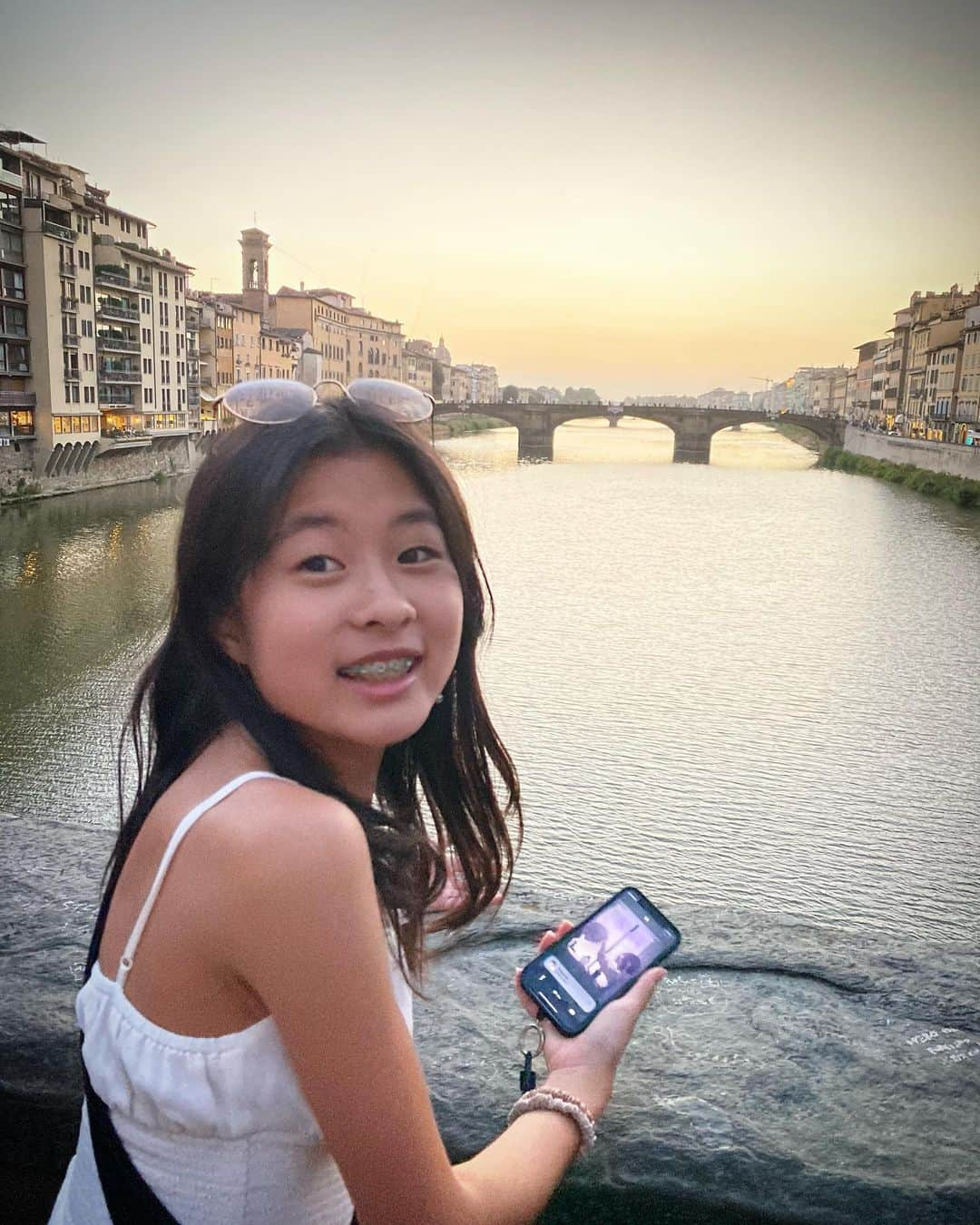 かほせいチャンネルさんのインスタグラム写真 - (かほせいチャンネルInstagram)「フィレンツェ🇮🇹ヴェッキオ橋🧐」9月25日 13時29分 - kahosei