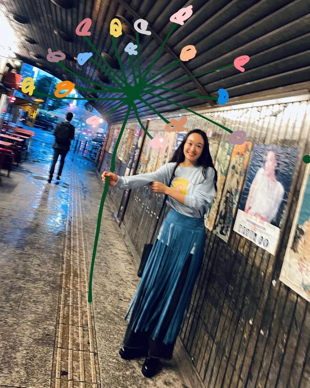 のインスタグラム：「💐☂️」