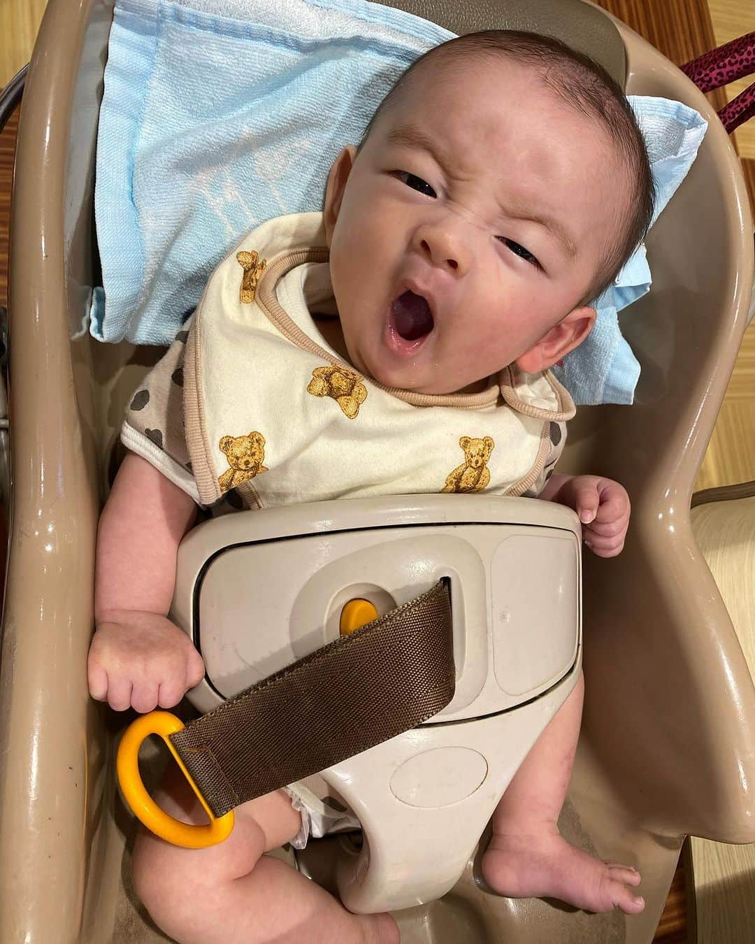 花王 メリーズ Merriesのインスタグラム：「大きなあくびの表情がとっても可愛いこちらの赤ちゃん👶 . この日がベビーカートデビューだったんだとか😊 . 初めてのカートでもこの余裕💕 なんでも楽しみながら経験して、色々なことを吸収していってほしいですね✨ . . こちらの素敵なお写真は @r_2628.k_2706 さんのお写真です @r_2628.k_2706さまのアカウントはとっても素敵なお写真ばかりですので、みなさんもぜひご覧になってみてくださいね😍 --------------------------------------------------- 花王の赤ちゃん用品ブランド「メリーズ」公式アカウントです👶 . 「#メリーズ」「#メリーズファーストプレミアム」で投稿いただいた中から素敵なお写真をご紹介していますので、ぜひ投稿してみてくださいね✨ . 新発売！パワフル通気でムレ発散。メリーズで「#ずっと肌さら」🎵 --------------------------------------------------- . . #メリーズファーストプレミアム #赤ちゃん #ベビー #成長記録 #子育て #子育てグラム #赤ちゃんのいる生活 #新米ママ #プレママ #ママカメラ #親バカ部 #ハイハイ #赤ちゃんのいる暮らし #赤ちゃん写真 #赤ちゃん動画 #ベビスタグラム #0歳 #1歳 #2歳 #育児 #育児あるある #ベビーフォト #ベビーグッズ #オムツ #オムツ姿 #育児グッズ #👶」