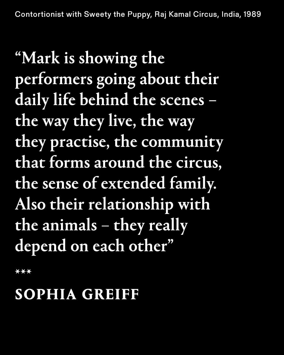 AnOther Magazineさんのインスタグラム写真 - (AnOther MagazineInstagram)「Upon entering @coberlin's latest exhibition, Mark Ellen Mark: Encounters, it’s obvious that from her earliest snapshots onwards, Mark had an unwavering, exceptional ability to capture moments and people at their essence ✨⁠ ⁠ As the career-spanning survey opens – the first of its kind for the American photographer – its curators #MelissaHarris and sophiagreiff speak to @daisyaecw to reveal the stories behind five of her most captivating works. Read the full stories at the link in bio 📲⁠ ⁠ 📸 © Mary Ellen Mark, Courtesy of @maryellenmarkfoundation and Howard Greenberg Gallery⁠ 1. Oregon State Hospital, Salem, Oregon, 1976⁠ 3. Contortionist with Sweety the Puppy, Raj Kamal Circus, Upleta, India 1989⁠ 5. Kissing in a bar, New York, 1977⁠ 7. Feminist demonstration, New York City, 1970⁠ 9. Tiny, Halloween, Seattle, Washington, 1983 ⁠」9月26日 2時01分 - anothermagazine