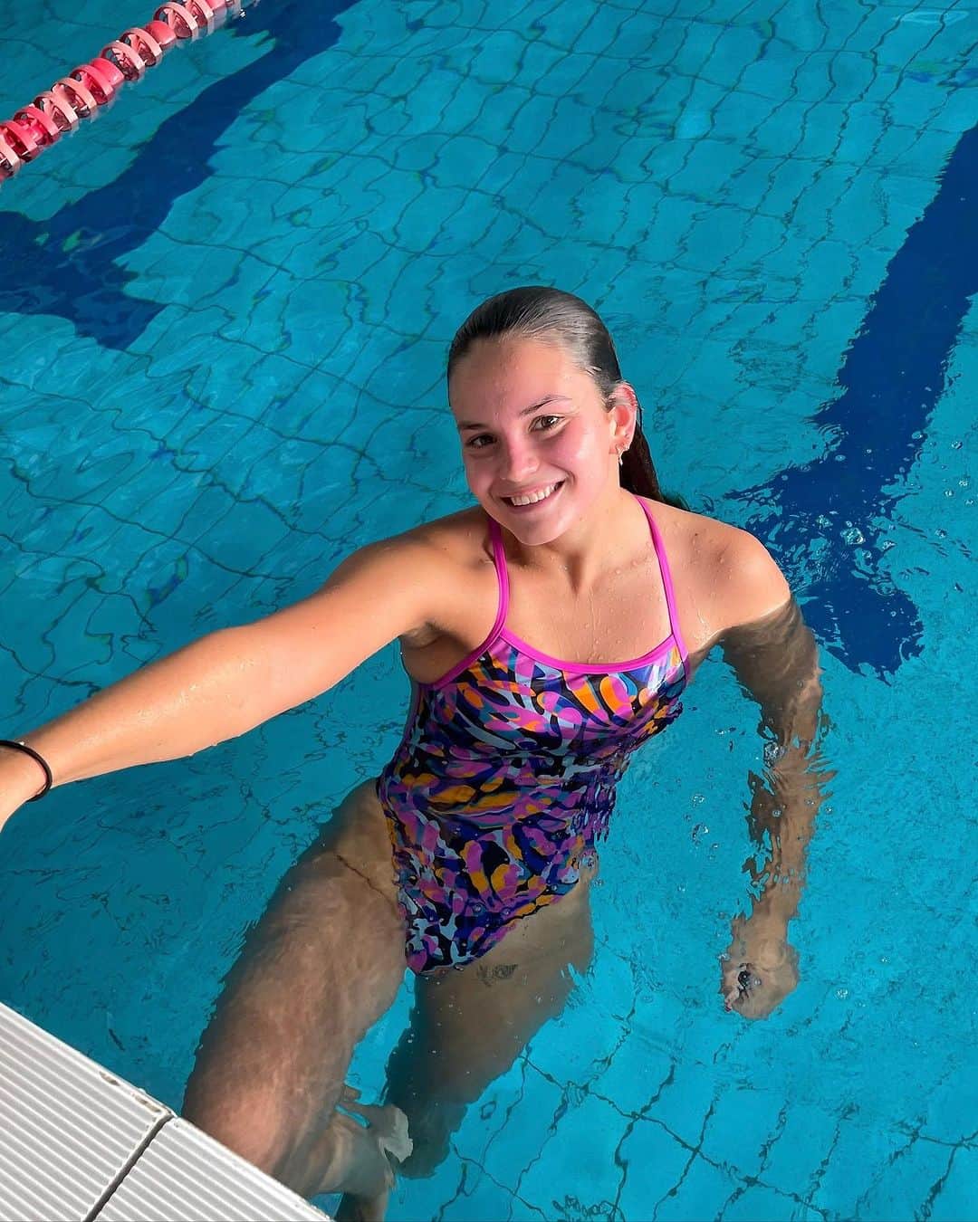 スピードのインスタグラム：「Back to the pool to train a bit harder every day! 💪 Keep tagging us on your training images, we love seeing you wearing Speedo all around the world! 💙  #Speedo」
