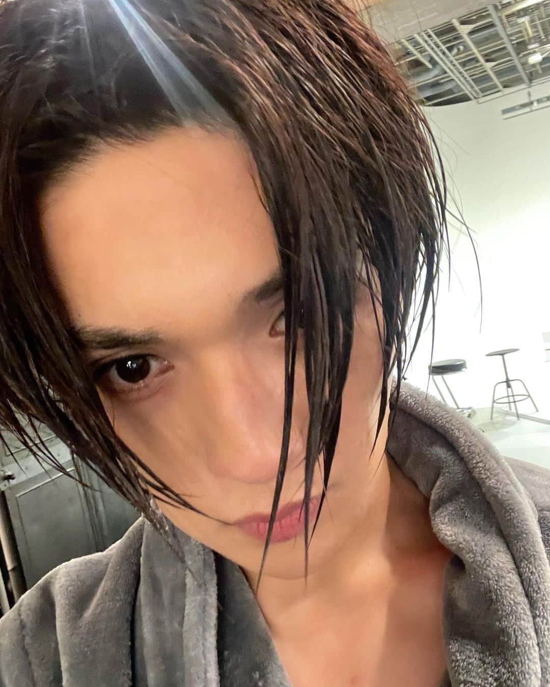 のインスタグラム：「◦ 一日撮影でしたああ  びしょ濡れ💧☺︎笑」