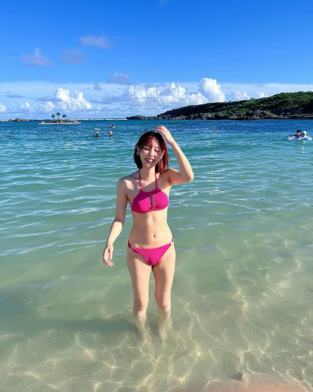 神成藍子さんのインスタグラム写真 - (神成藍子Instagram)「海だ！わーーい！！♪(((ᕙ( ◜︎࿀◝︎ )ᕗ)))"♪  #宮古島 #ボディメイク #筋トレ #筋トレ女子 #美容」9月25日 19時00分 - kanna_nijimura