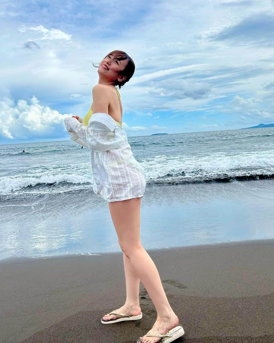 長瀬麻美のインスタグラム：「夏の終わり🌻」