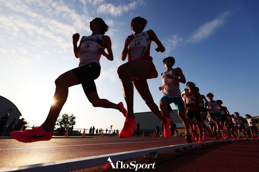アフロスポーツのインスタグラム：「JULY 8, 2023 - Athletics :  Hokuren Distance Challenge 2023 in Abashiri  at Abashiri Athletics Stadium in Hokkaido, Japan.   Photo: @naoki_photography.aflosport  #sportphoto #sportphotography #スポーツ写真」