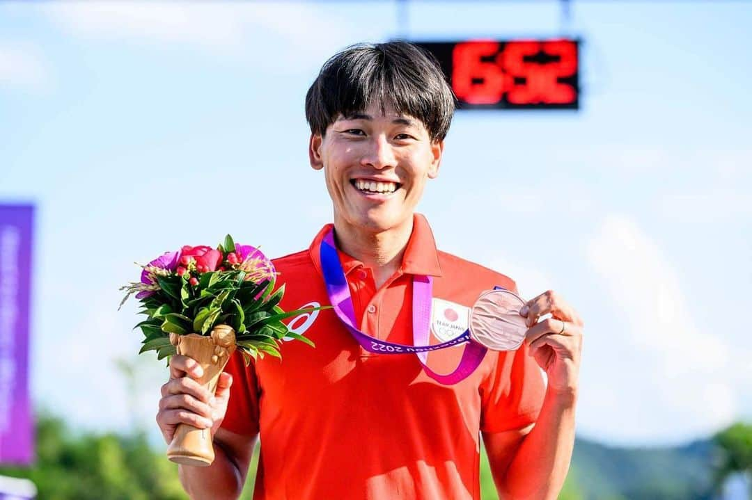 沢田時のインスタグラム：「アジア大会、銅メダルでした🥉  もちろん金メダルが欲しかったけど、今まで悔しい思いをしてきたアジア大会でようやく掴んだメダルを素直に喜びたいと思います✨  日本チームの万全のサポート、たくさんの応援をありがとうございました‼️  #TEAMJAPAN  #asiangames2023」