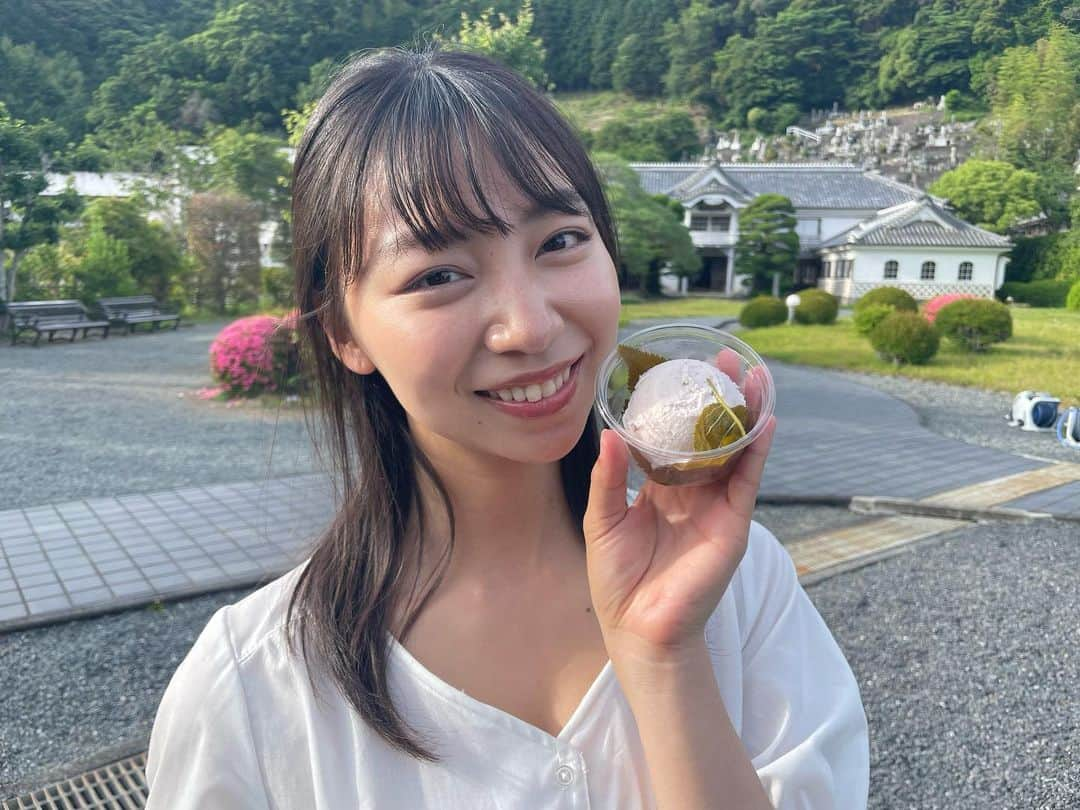 鈴木海那さんのインスタグラム写真 - (鈴木海那Instagram)「桜葉アイス🌸🍨 甘ジョッパくて美味しかった🥺♡  #桜葉 #桜葉アイス #松崎町」9月25日 19時33分 - suzuki_miina