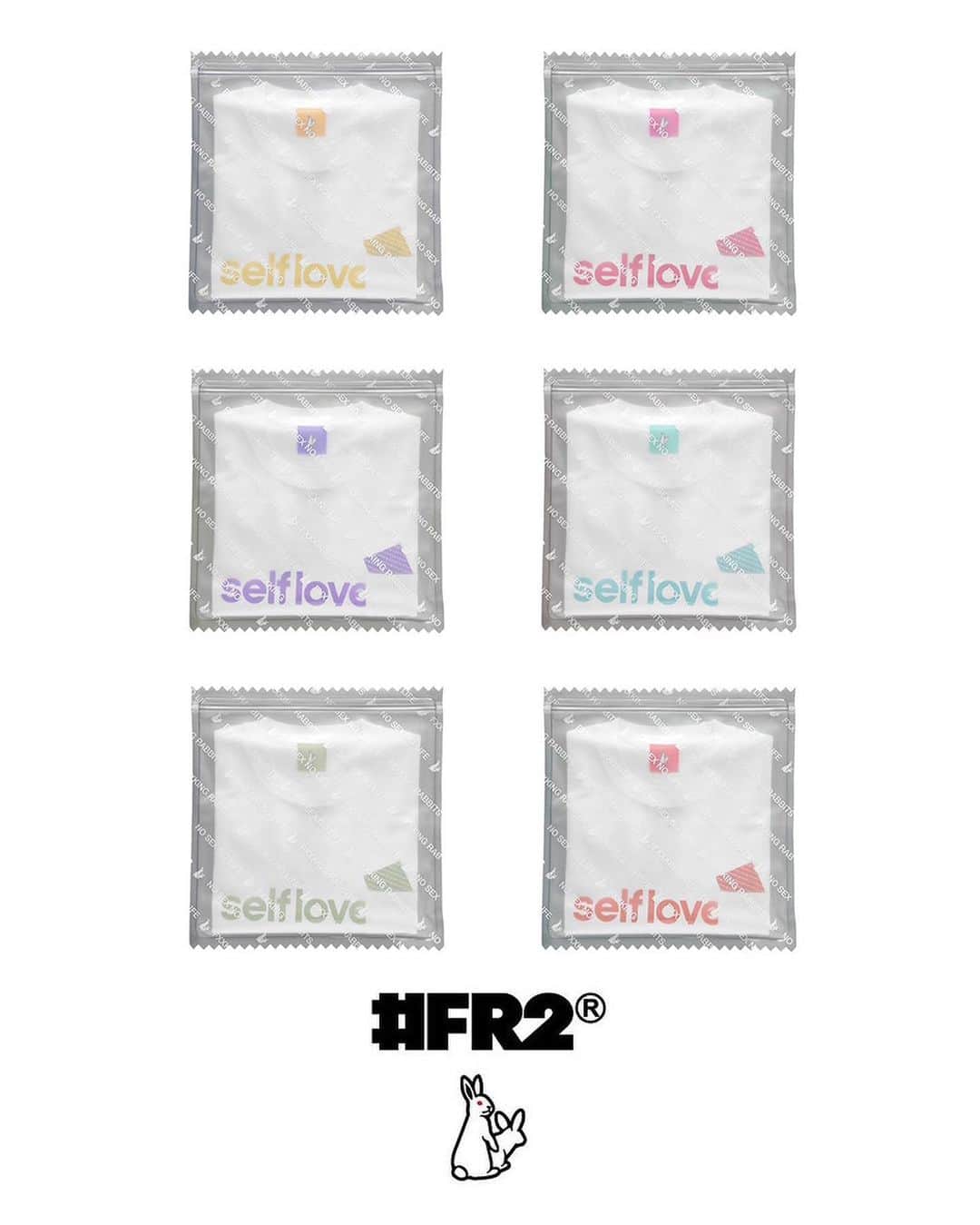 #FR2さんのインスタグラム写真 - (#FR2Instagram)「"World Contraception Day"  We will be selling the following products starting on 2023/9/26(Tue).  2023/9/26(Tue)より下記の商品を発売します。  ▪️Self Love T-shirt  We ship worldwide.  ※各店舗ごとに発売カラーが異なります。 ※Colors vary by store.  #FR2#fxxkingrabbits#頭狂色情兎#WorldContraceptionDay」9月25日 19時33分 - fxxkingrabbits