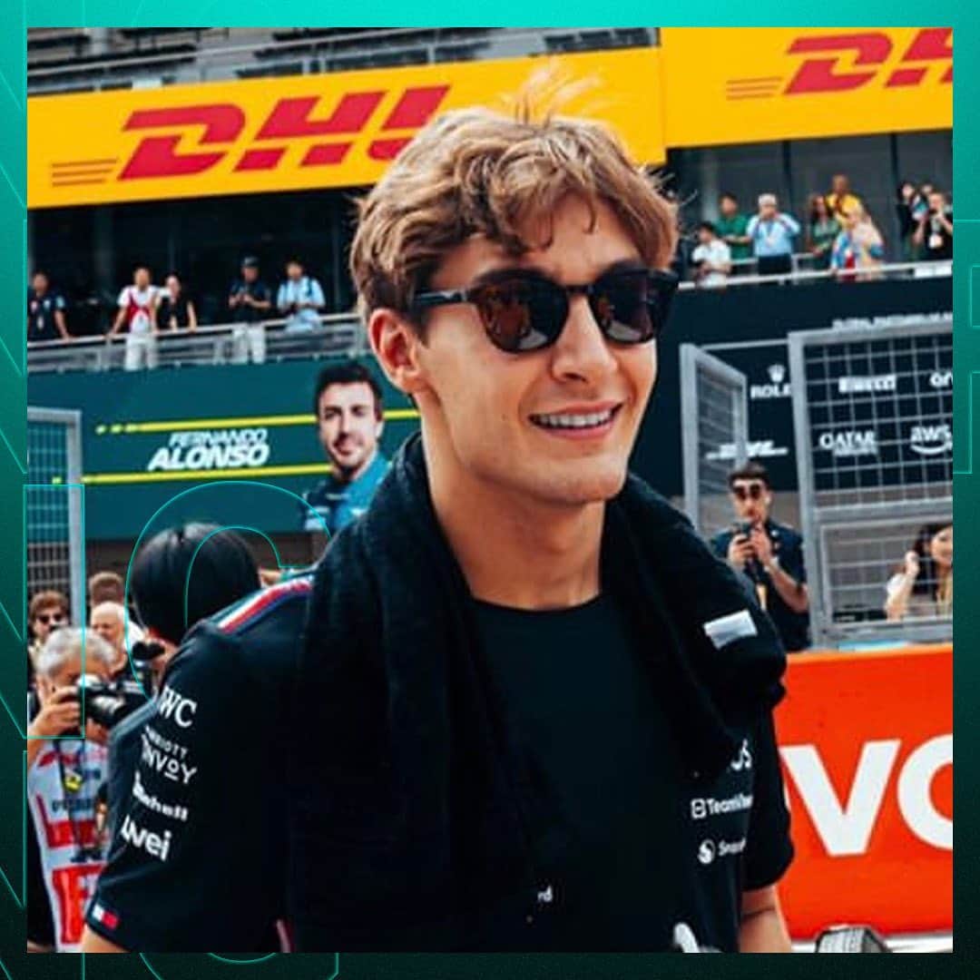 ポリスのインスタグラム：「Audaciously cool, just like yourself. @georgerussell63 @mercedesamgf1	 #PoliceLifestyle #AudacityWanted #FW23」