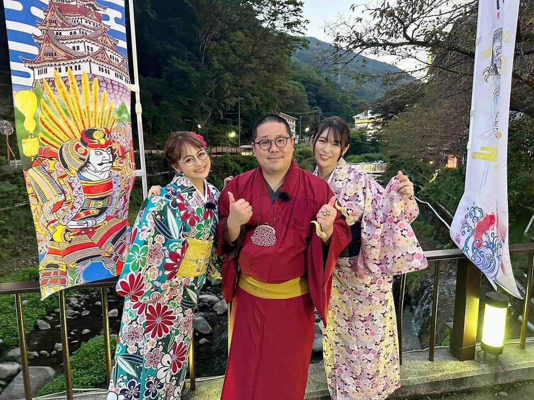 鈴木奈々のインスタグラム：「あさイチ生放送見てくれた皆さん！ ありがとうございました💖✨ あさイチで短歌に初めて挑戦して、 短歌の素晴らしさを知りました✨ みんなもぜひ短歌に挑戦してみてください🫶 @nhk_asaichi   生放送おわってから、 箱根に行って和田まんじゅうさんと 宮瀬なこちゃんとロケしましたー🩵 ３人で温泉入ったよー♨️ めちゃめちゃ楽しかった😊」