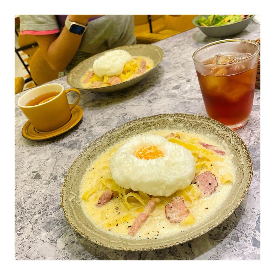 八伏紗世のインスタグラム：「お洒落パスタ〜🥰✨  皆さん今日もお疲れ様〜🫶🏻  #パスタ#pasta」