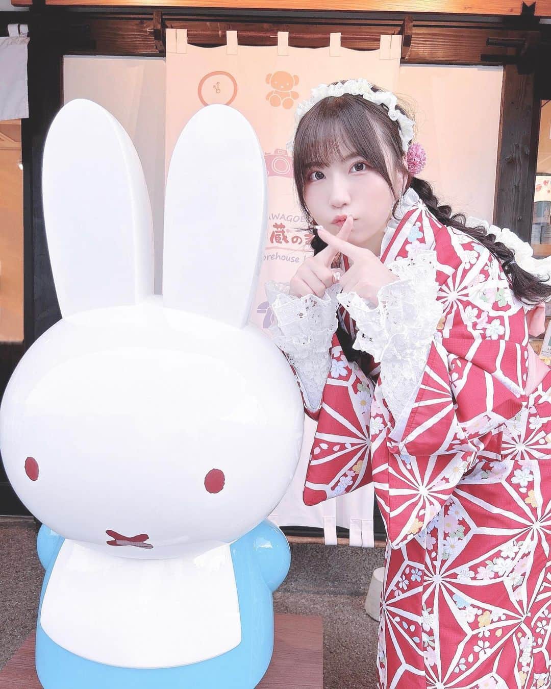 のインスタグラム：「お口ミッフィーちゃん(・×・)♥️ . . . . . #浴衣#着物#yukata#kimono#浴衣ヘア#着物ヘアアレンジ#浴衣女子#着物女子#浴衣コーデ#川越#川越食べ歩き#ミッフィー#東京#ファッション#可愛い#かわいい#follow#フォローミー#自撮り#可愛い女の子#かわいい女の子#cosplay#cosplayer#cosplaygirl#cosplayers#コスプレ#コスプレイヤー#コスプレ女子#アイドル#idol」