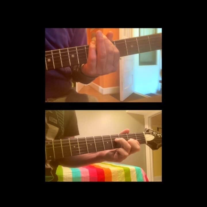 ディアフーフのインスタグラム：「inspired by how many people post videos of themselves playing our songs we opted to make our own such video using a song with some especially juicy harmonies here’s john showing exactly how to play “everybody marvel” on guitar also we have new european tourdates in november and february to announce they are now on sale and all the ticket links are at deerhoof.website」