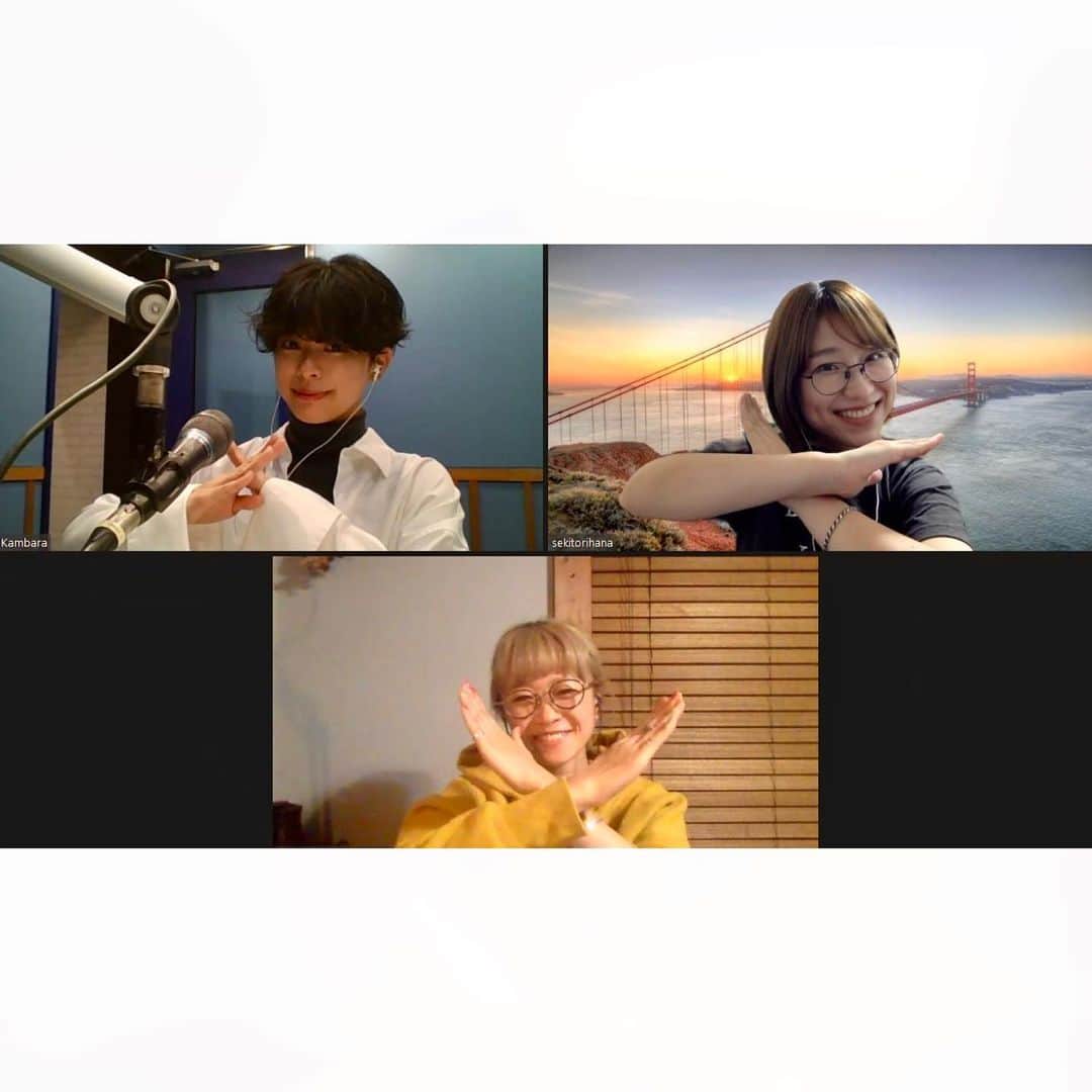 関取花のインスタグラム：「今日はzip fm「×music」生出演でした💥  私がどうしても話したかった大好きなNakamuraEmiさんとのクロストーク！「二人三脚」をテーマに、Emiさんチームのカワムラさんのお話もたくさん聞けて(初めて知ることもたくさんあった！)、今すぐにでも2人の演奏を目の前で聴きたくなりました。私もこれからツアーを一緒にまわる谷ぴょんの話をたくさんしました🐶  聴き逃した方はradikoタイムフリーでぜひ！ありがとうございました☺️」