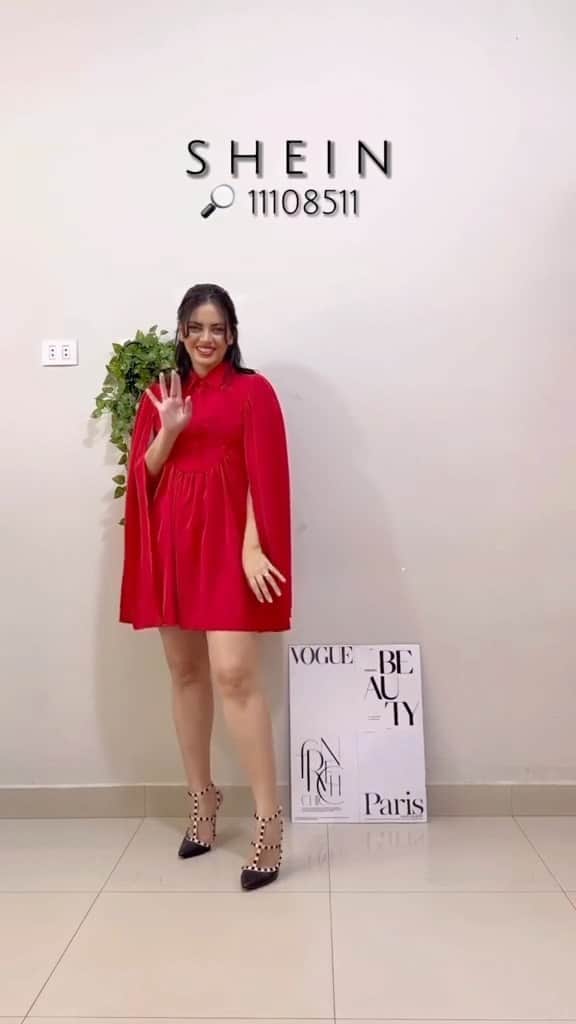 SHEINのインスタグラム：「We red your mind. Spice up your fall style with the color we‘re crushing on🔥 @byjosyborem  🔎11108511 ⁠ #SHEIN #SHEINforAll #SHEINstyle #fashion #chic #OOTD」