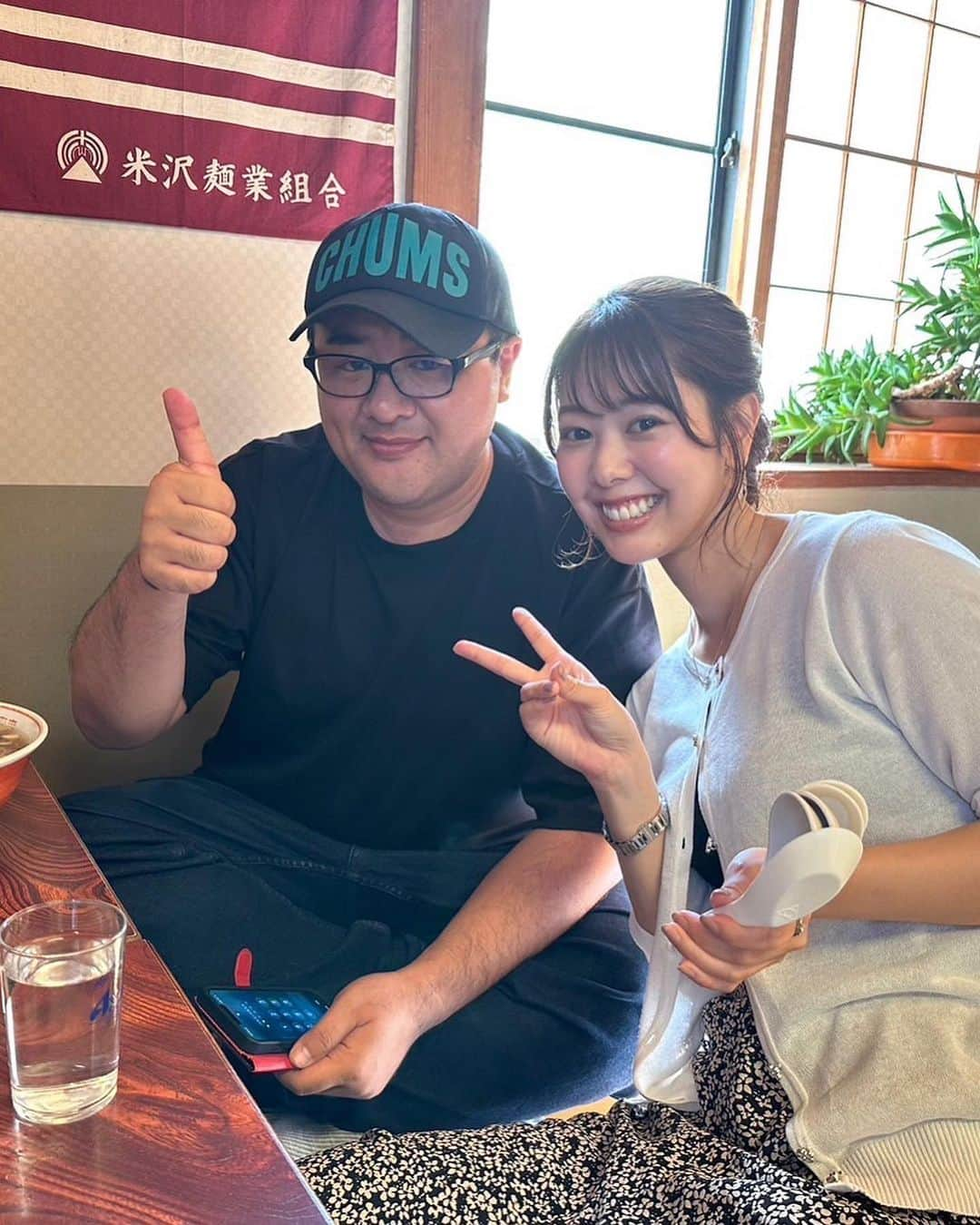 田中杏樹さんのインスタグラム写真 - (田中杏樹Instagram)「9月24日に秋山さんと市島さんが 山形県米沢市に来てくれました☺️✨ 大好きな2人と地元で仕事が出来るなんて 私にとっても本当に嬉しいことでした🥰 一緒にトークイベントをして ストーカーや闇バイトの実態と対策などを詳しくお話頂きました！  たくさんの方とお会いできて 本当に楽しくて充実した時間でした💕  前日にはマチャアキさんと トークセッションもさせて頂いて 米沢で良い経験を沢山積ませてもらいました😊！  トークイベントの前に、 差し入れで、よね福さんのお稲荷さんを 頂いたのですが、本当に美味しくて みんなで感動しながら食べてました😳 油揚げがもちもちしてて、 上に具材が沢山のっていて 本当に美味しいんです！😳❤️  秋山さん、市島さんにも 米沢の良さが沢山伝わったかな？😆私にとっても充実した滞在でした🍊☺️  #山形県米沢市#リーゼント刑事#米沢市」9月25日 22時57分 - tanaka_anju