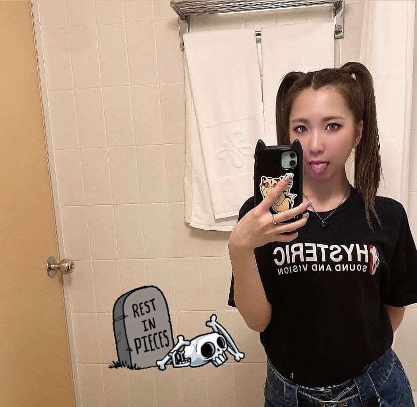 MAYU（吉田真悠）のインスタグラム：「. HYSTERIC GLAMOUR だぃすきぃ ☆〜（ゝ。∂）」