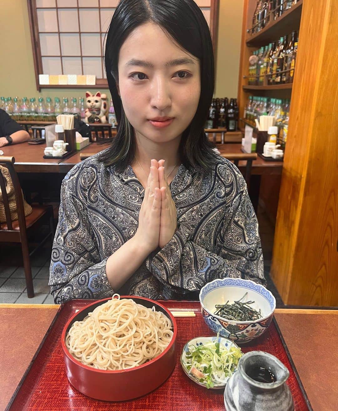 AO さんのインスタグラム写真 - (AO Instagram)「蕎麦活💪  来るの2回目 いや3回目か？  丸っこくて細い蕎麦 薬味ネギだけじゃなくて カイワレとミョウガも入って贅沢 いつも通りとろろ  #福島屋#蕎麦#そば屋#渋谷蕎麦#蕎麦活」9月25日 23時10分 - ao_sekiguchi