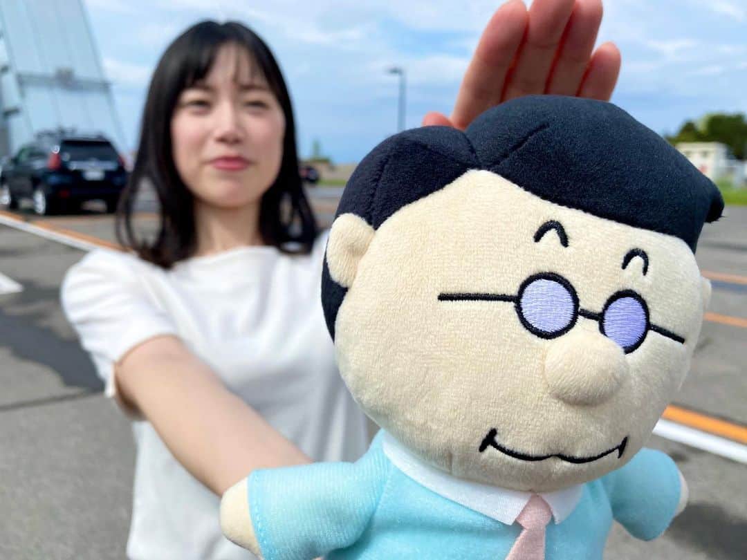 のインスタグラム：「マモルさん☺️よしよし 先週OAのメッセージ。 楽しく歩いて病気予防👟 ウォーキングの大切さをお伝えしました！  92歳の鉄人ランナー 田中博男さんの話を伺う度に痛感しますが… 歩くことって本当に大事で、とても効果的😳  健康なおばあちゃんになりたい👵🏻歩くぞー！  #マモルさん #ウォーキング #健康  #青森県 #メッセージ  #服部未佳 #アナウンサー」