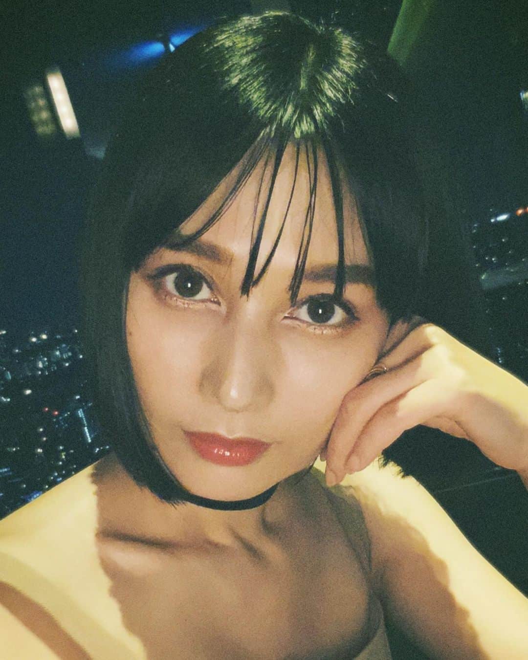 佐藤乃莉のインスタグラム：「ゆっくり休んでくださいね🛏️🌙  #夜景#japan#goodnightpost」