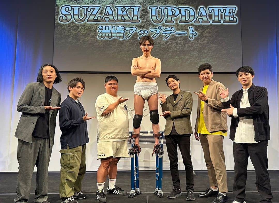 のインスタグラム：「洲崎アップデートが終わりました。  本番中の記憶があまりありませんが、なんかみんなのつむじだけはよく覚えてます。」