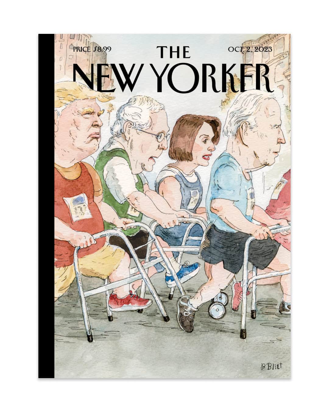 The New Yorkerさんのインスタグラム写真 - (The New YorkerInstagram)「Barry Blitt’s cover for this week’s issue, “The Race for Office,” caricatures the advanced-age politicians currently vying for our top offices. Read a Q. & A. with the artist at the link in our bio.」9月26日 1時01分 - newyorkermag