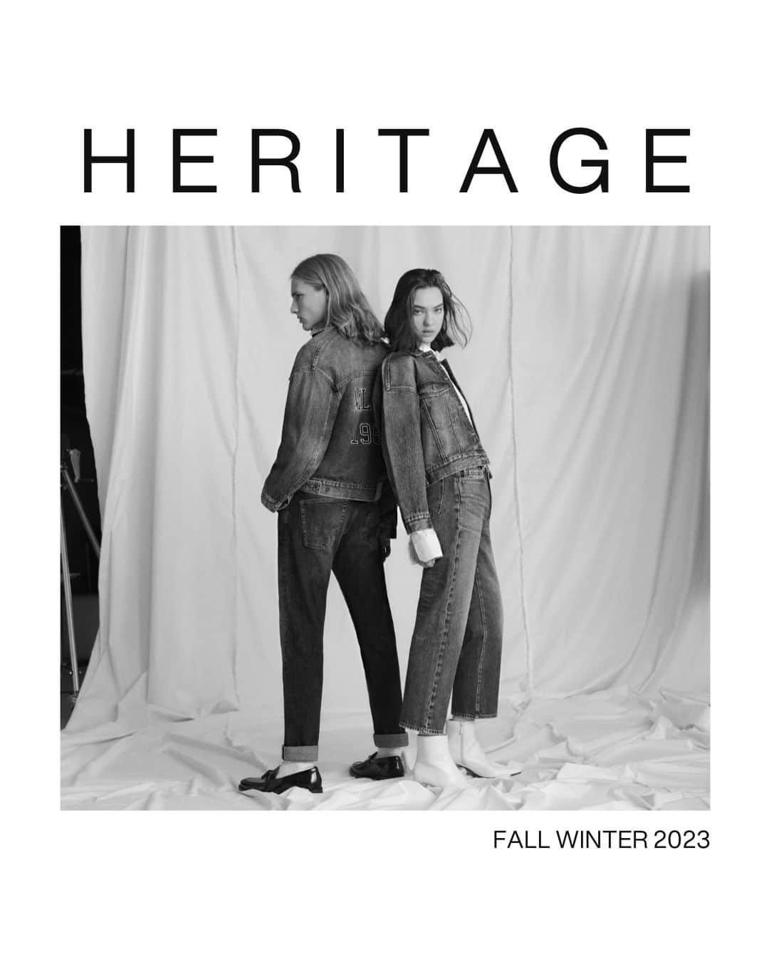 ガスのインスタグラム：「From our archive...  Iconic and timeless pieces from our 40-year history are the inspiration for New Heritage items that have the flavor of a return to the future.  Explore more at gasjeans.com  #gasjeans #fw23」