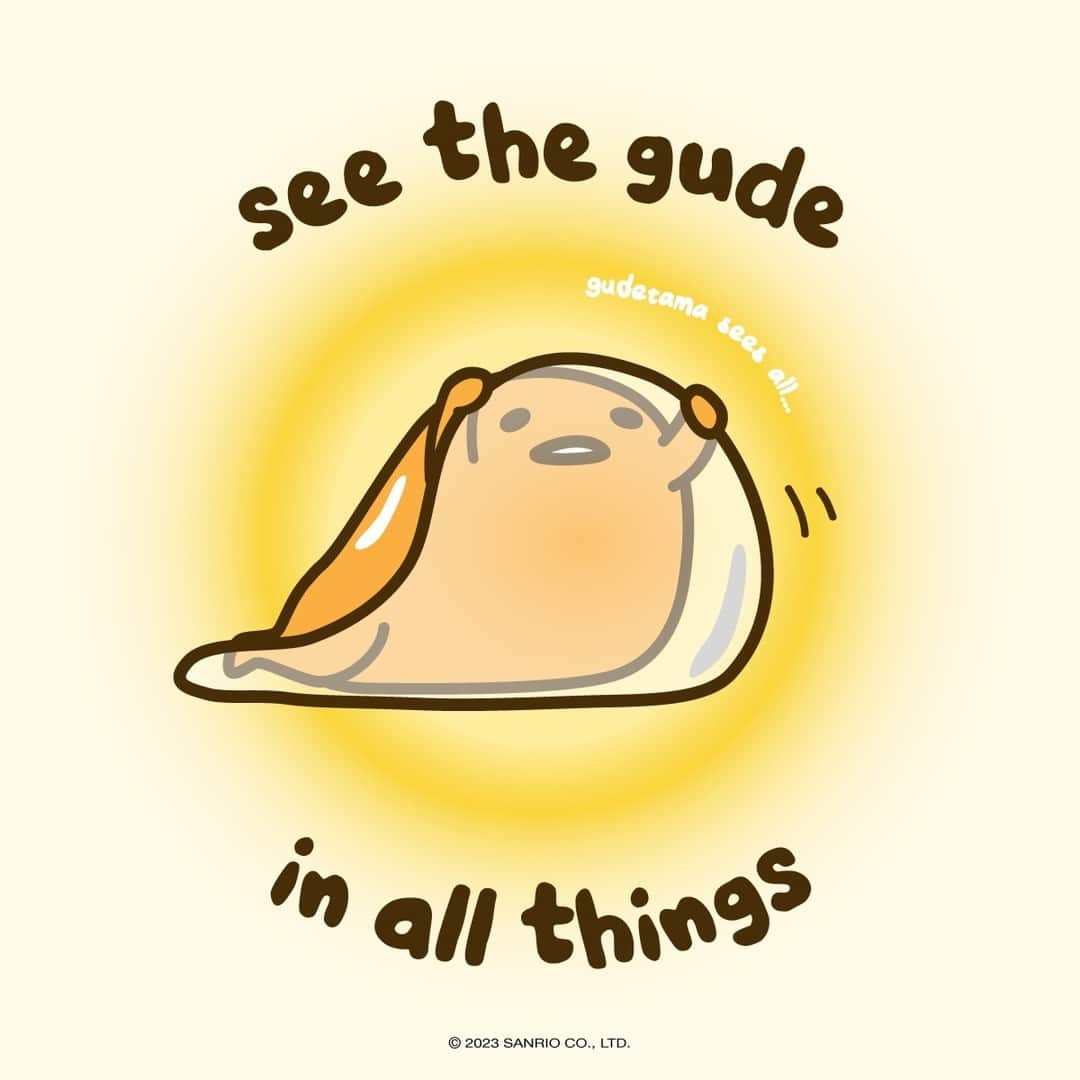 ぐでたまさんのインスタグラム写真 - (ぐでたまInstagram)「stay positive 💛 #mondaymotivation」9月26日 1時01分 - gudetama