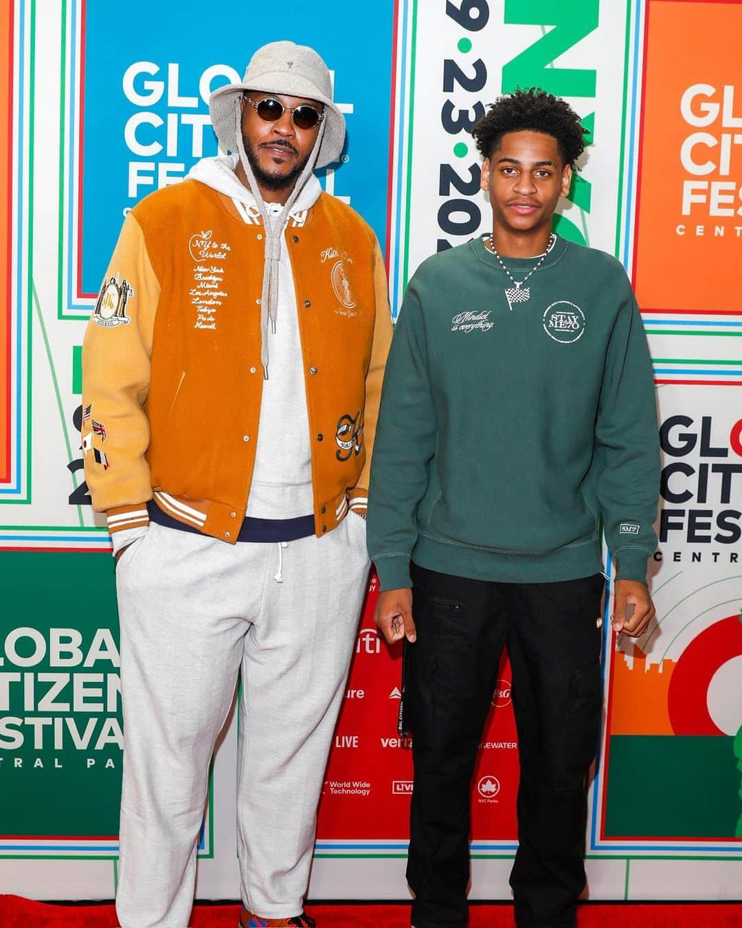 カーメロ・アンソニーのインスタグラム：「What we do and say makes a difference. Inspired by the great music and minds at #GlobalCitizenFestival in Central Park this weekend striving to make the world a better place.   Photo Credit: Getty for Global Citizen」