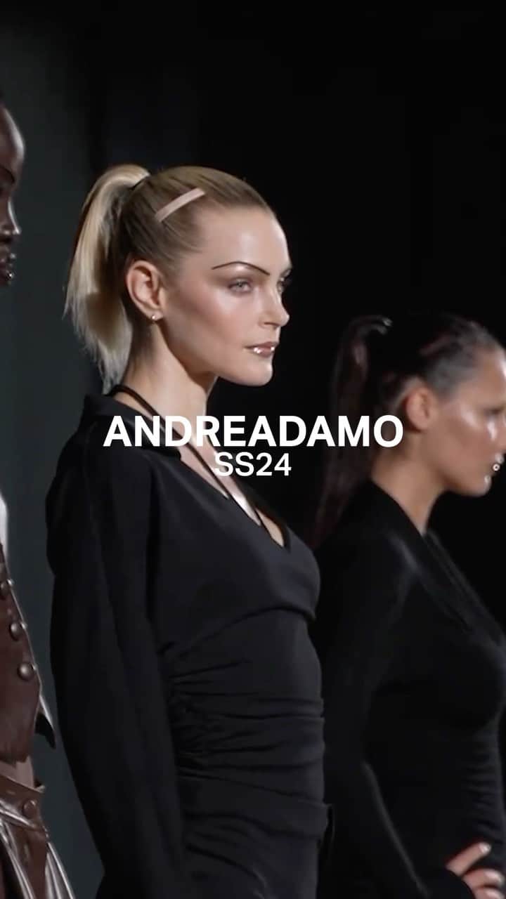 IMG Modelsのインスタグラム：「#RunwayRewind. ⏪ #Andreadamo’s #AndreadamoSS24 #MFW #fashionshow starring #JessicaStam @awetaleu @nayonikaashetty #AlexConsani + #MaryUkech. 🇮🇹 #IMGmodels」