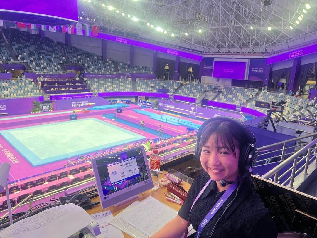 寺本明日香のインスタグラム：「杭州アジア大会 体操🤸‍♂️女子も男子も 団体銀メダル🥈🥈  Congrats💐🤍  引き続き、個人総合決勝と 種目別決勝があります！  詳細はストーリーにて！ U-NEXTでライブ配信、 TBSでも予定はしております！ ※変更になる可能性もあります」