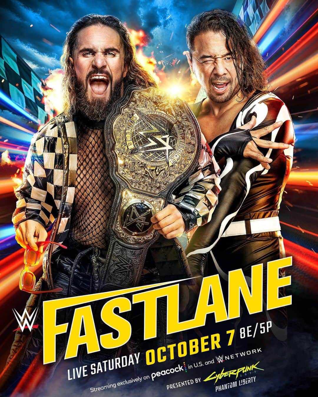 中邑真輔のインスタグラム：「Who will be the LAST MAN STANDING at #WWEFastlane?」