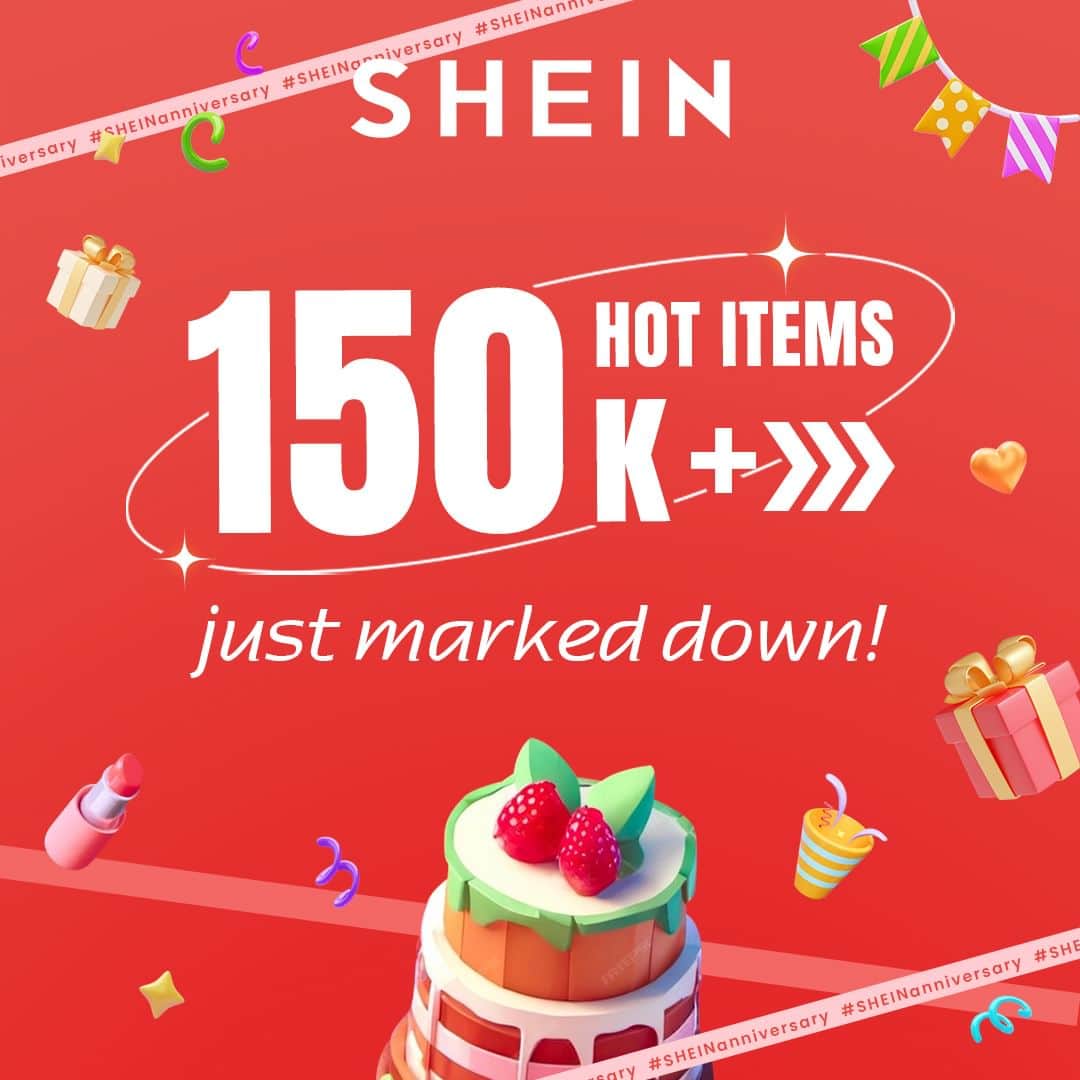 SHEINさんのインスタグラム写真 - (SHEINInstagram)「It's #SHEINanniversary and we're throwing a party! 🎉 Join us as we celebrate with new fall arrivals on the low 🤑」9月26日 11時23分 - sheinofficial