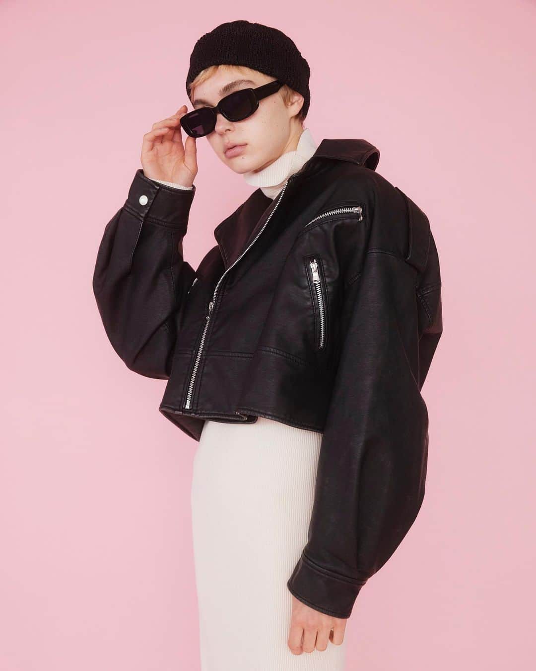 searoomlynn Vintage ECOレザーBIGライダース Vintage ECOレザーBIG