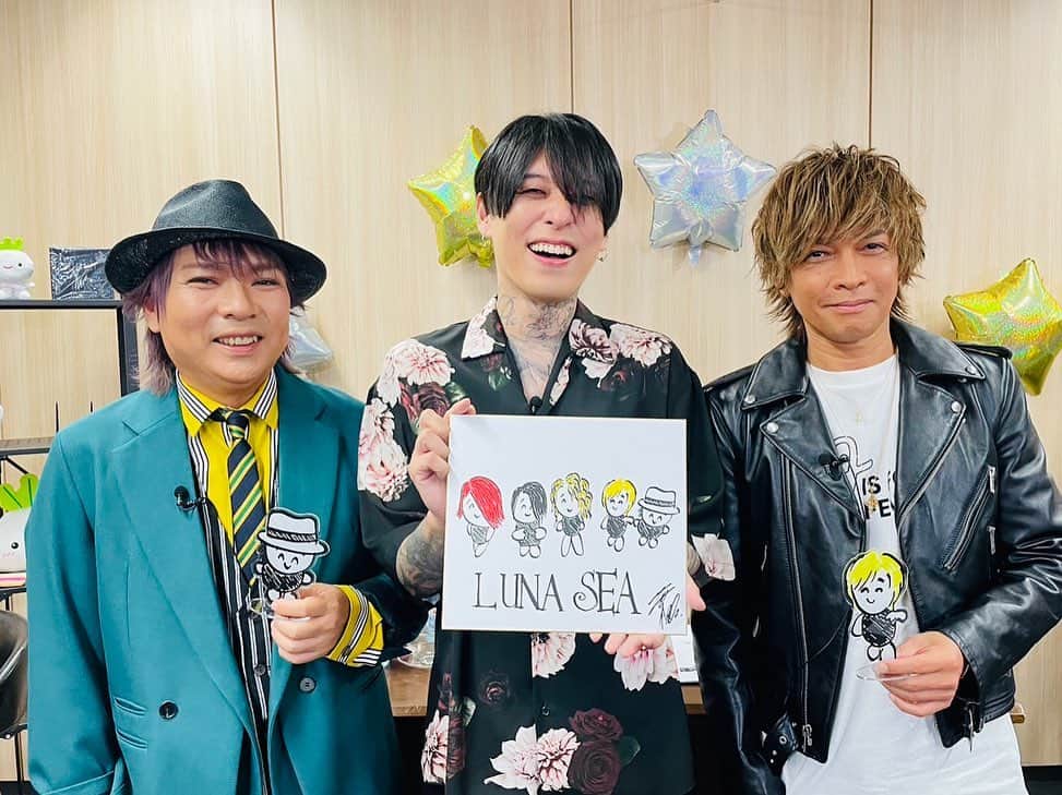 葉月のインスタグラム：「この幸せそうな顔を見てくれ  #LUNASEA」