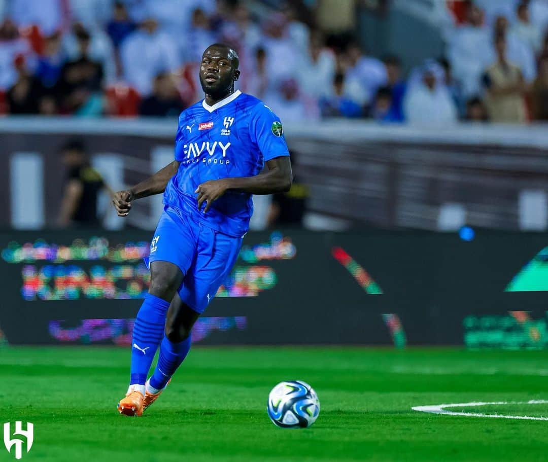 カリドゥ・クリバリのインスタグラム：「A deserved win.  Bravo! Keep on working 💪🏿  #King_Cup  #Jabalain_AlHilal 0-1 ⚽️ #KK」