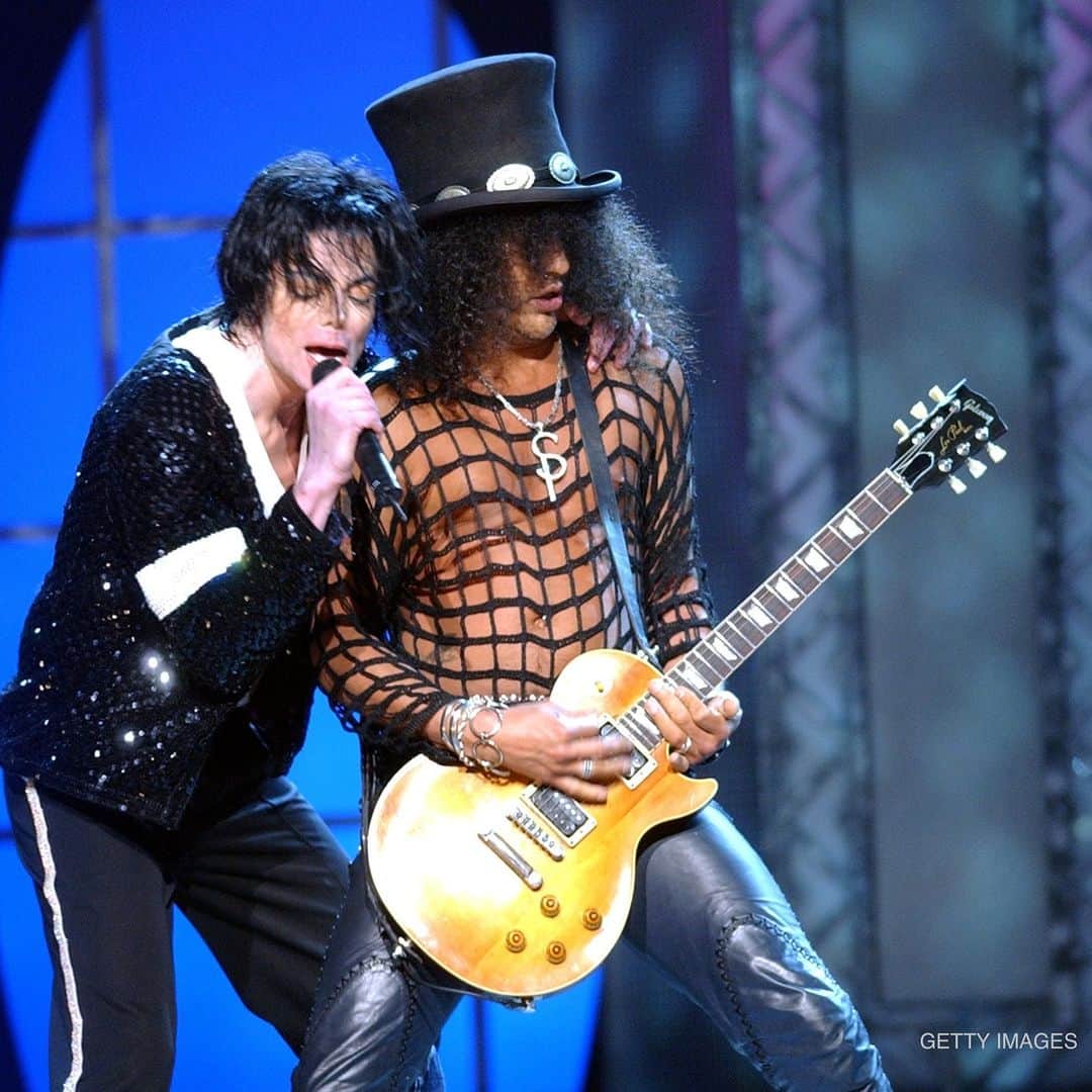 マイケル・ジャクソンのインスタグラム：「Guitar hero Slash recently talked to ComingSoon.net and remembered his collaborations with Michael Jackson: “Mike just does his thing and he does it so incredibly well. I mean, he just exudes … it just comes out of him and he just let me do my thing. So it was great for me because I loved working with Michael because he’s such a phenomenal talent, and I would’ve been probably not into it if he tried to get me to conform to some other person or style or whatever."」