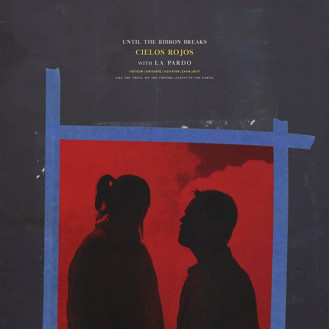 UNTIL THE RIBBON BREAKSのインスタグラム：「CIELOS ROJOS with @lapardooficial  Out tonight at midnight」