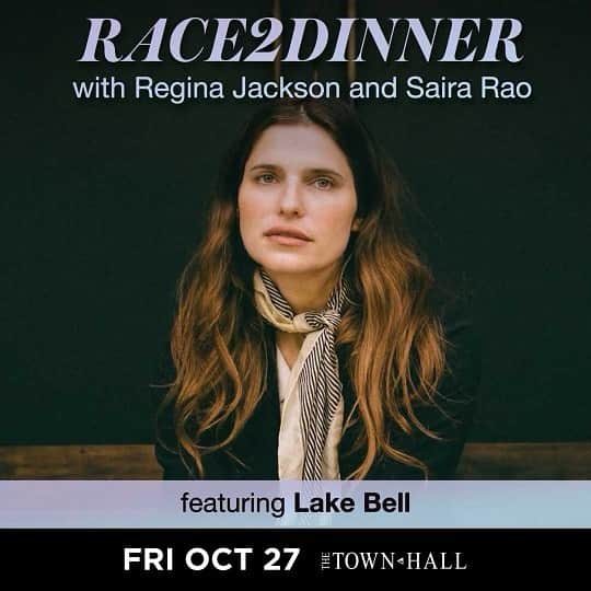 レイク・ベルのインスタグラム：「Nyc! Come join me and @rljack12 @sairarao for a lil’ TOWN HALL SCREENING/discussion. LETS GET INTO IT. (For tix -> @townhallnyc )」